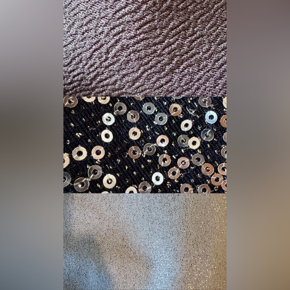 BUNDLE Express Dressy Tops - Black, Gold, Silver - Picture 2 of 16